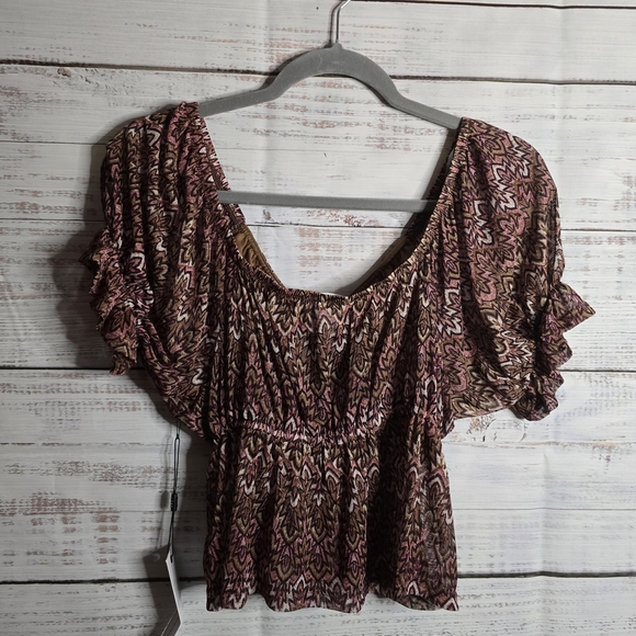 NWT LIFE Love Is For Eternity Womens Crop Top size L - Picture 2 of 5